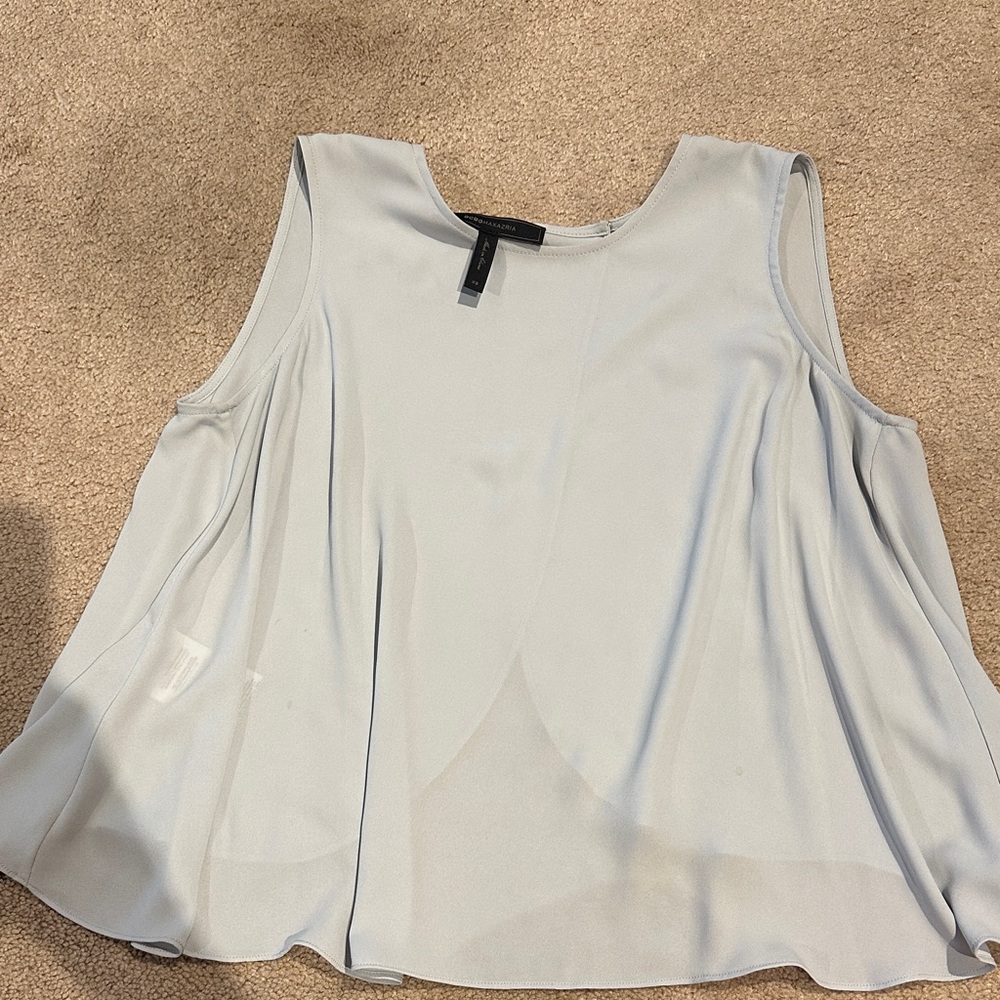 BCBGMaxAzria Light Blue Flowing Blouse